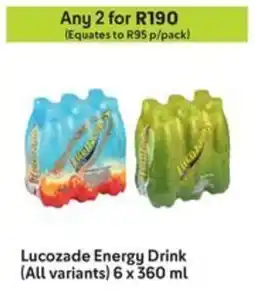 Makro Lucozade Energy Drink offer