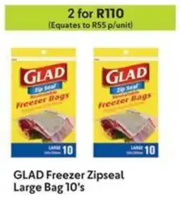 Makro GLAD Freezer Zipseal Large Bag offer