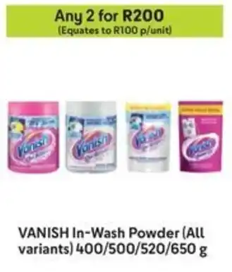 Makro VANISH In-Wash Powder offer