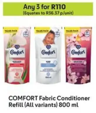 Makro COMFORT Fabric Conditioner offer