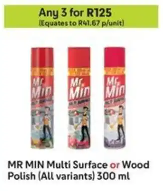 Makro MR MIN Multi Surface or Wood Polish offer