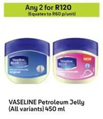 Makro VASELINE Petroleum Jelly offer