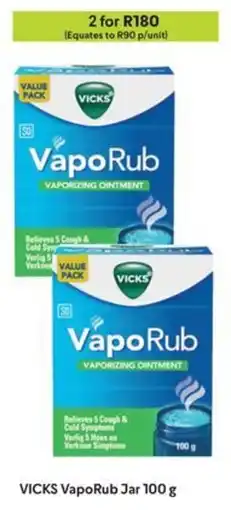 Makro VICKS VapoRub Jar offer