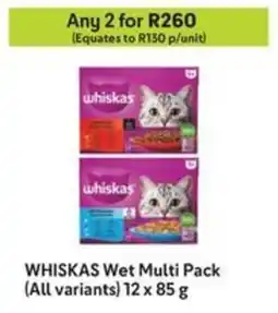 Makro WHISKAS Wet Multi Pack offer