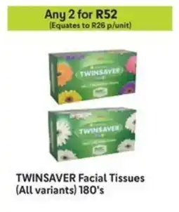 Makro TWINSAVER Facial Tissues offer
