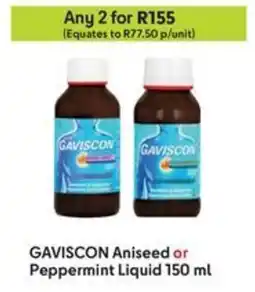 Makro GAVISCON Aniseed or Peppermint Liquid offer