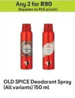 Makro OLD SPICE Deodorant Spray offer