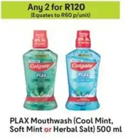 Makro PLAX Mouthwash Cool Mint, Soft Mint or Herbal Salt offer