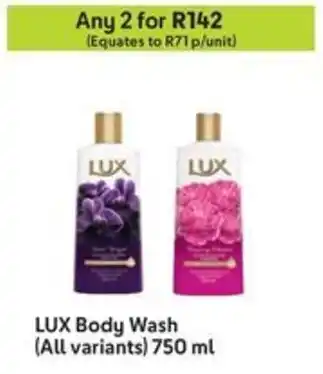 Makro LUX Body Wash offer