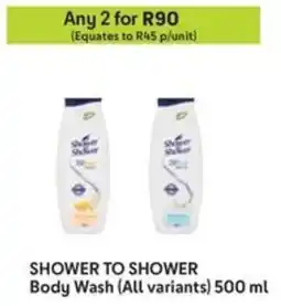 Makro SHOWER TO SHOWER Body Wash offer