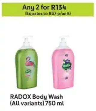 Makro RADOX Body Wash offer