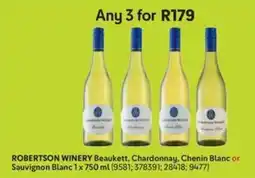 Makro ROBERTSON WINERY Beaukett, Chardonnay, Chenin Blanc or Sauvignon Blanc offer