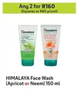 Makro HIMALAYA Face Wash Apricot or Neem offer