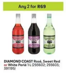 Makro DIAMOND COAST Rosé, Sweet Red or White Perlé offer
