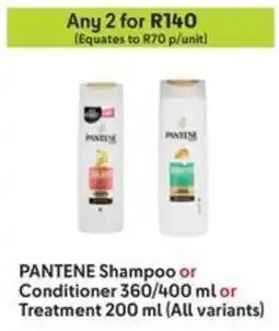 Makro PANTENE Shampoo or Conditioner or Treatment offer