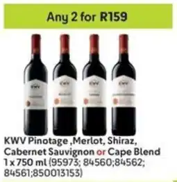 Makro KWV Pinotage,Merlot, Shiraz, Cabernet Sauvignon or Cape Blend offer