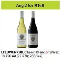 Makro LEEUWENKUIL Chenin Blanc or Shiraz offer