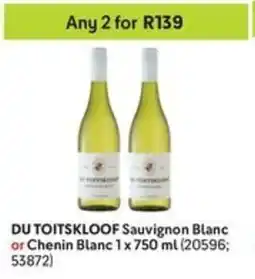 Makro DU TOITSKLOOF Sauvignon Blanc or Chenin Blanc offer