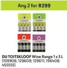Makro DU TOITSKLOOF Wine Range offer
