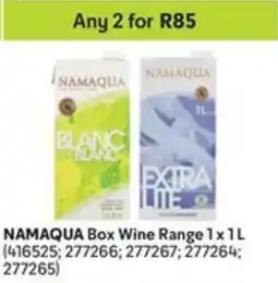 Makro NAMAQUA Box Wine Range offer