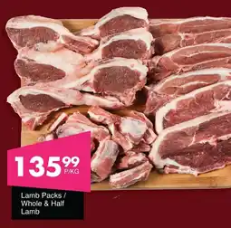 Save Hyper Lamb Packs/ Whole & Half Lamb offer