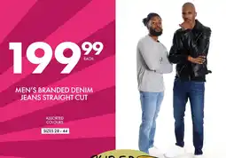 Save Hyper Men's Branded Denim Jeans Straight Cut offer