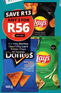 Doritos Corn/ Lay's Potato Chips All Variants
