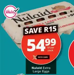 Checkers Nulaid Extra Large Eggs offer