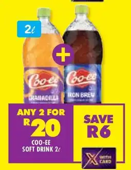 Shoprite Coo-ee Soft Drink 2L offer