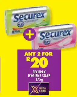Shoprite SECUREX HYGIENE SOAP 175g offer
