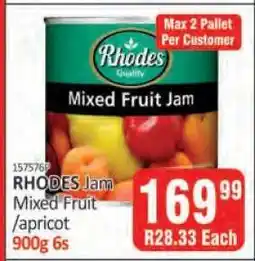KitKat Cash and Carry RHODES Jam Mixed Fruit/apricot offer
