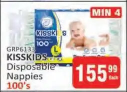 KitKat Cash and Carry KISSKIDS Disposable Nappies 100's offer
