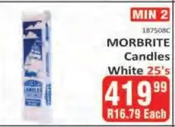 KitKat Cash and Carry MORBRITE Candles White 25's offer