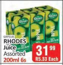 KitKat Cash and Carry RHODES Juice Assorted 200ml 6s offer