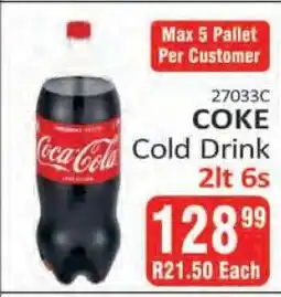 KitKat Cash and Carry COKE Cold Drink 2lt 6s offer