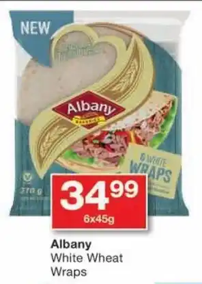 Checkers Albany White Wheat Wraps offer