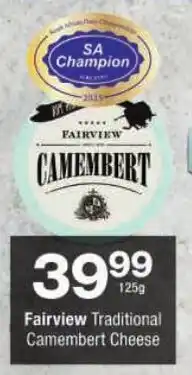 Checkers Fairview Traditional Camembert Cheese offer