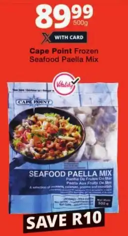 Checkers Cape Point Frozen Seafood Paella Mix offer