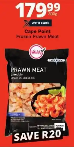 Checkers Cape Point Frozen Prawn Meat offer