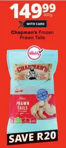 Chapman's Frozen Prawn Tails
