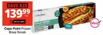 Checkers Cape Point Frozen Braai Snoek offer