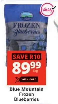 Checkers Blue Mountain Frozen Blueberries offer