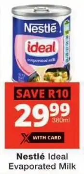 Checkers Nestlé Ideal Evaporated Milk offer