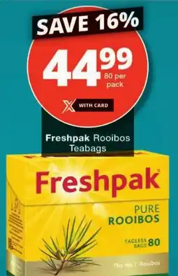 Freshpak Rooibos Teabags