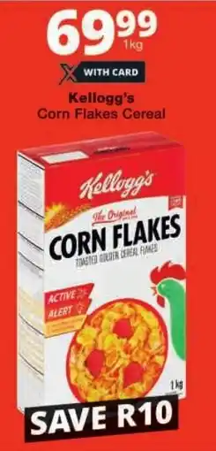 Checkers Kellogg's Corn Flakes Cereal offer