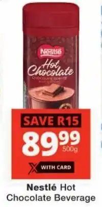Checkers Nestlé Hot Chocolate Beverage offer