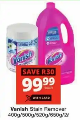 Vanish Stain Remover