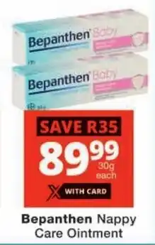 Checkers Bepanthen Nappy Care Ointment offer