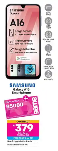 Game SAMSUNG Galaxy A16 Smartphone offer