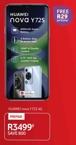 Game HUAWEI nova Y72S 4G offer